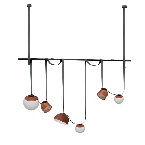 Подвесные дизайнерские треки – трансформеры Графит VALESO Композиция-4 Подвесные дизайнерские треки – трансформеры Графит VALESO Композиция-4