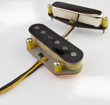 Комплект сингл и бридж звукосниматели для электрогитары Fender telecaster винтаж