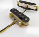 Комплект сингл и бридж звукосниматели для электрогитары Fender telecaster винтаж