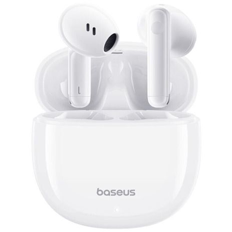Baseus Bowie E13 White True Wireless Earphones, BT5.3, 40mAh, 400mAh, 6h, A00059701217-Z1
