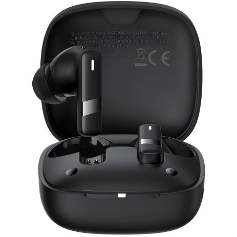 Безпровідні навушники Baseus Bowie E20 IPX5, BT5.3, ENC, 35mAh, 500mAh, 8h, чорні A00069700113-00