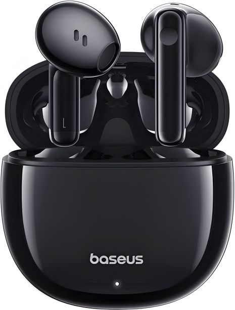Бездротові навушники Baseus Bowie E13 True Wireless Earphones, BT5.3, 40mAh, 400mAh, 6h, Black A00059701127-Z1 Бездротові навушники Baseus Bowie E13 True Wireless Earphones, BT5.3, 40mAh, 400mAh, 6h, Black A00059701127-Z1