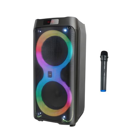 Акустика-караоке Hoco DS41 Cody Portable BT speaker, BT5.0, TWS, AUX, USB, TF, FM, 40W, 4400mAh, 5h, black