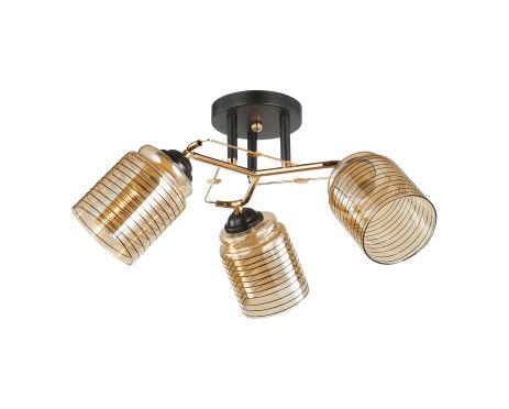 Люстра декоративная VALESO V 6202-3 BK+FG Люстра декоративная VALESO V 6202-3 BK+FG