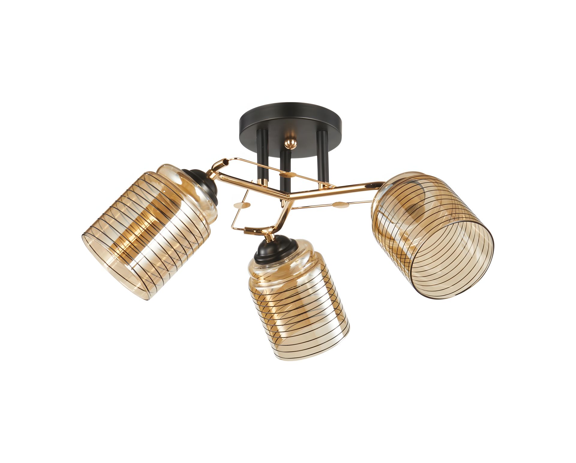 Люстра декоративная VALESO V 6202-3 BK+FG Люстра декоративная VALESO V 6202-3 BK+FG