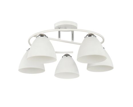 Люстра декоративна VALESO V 6205-5 WH+CR