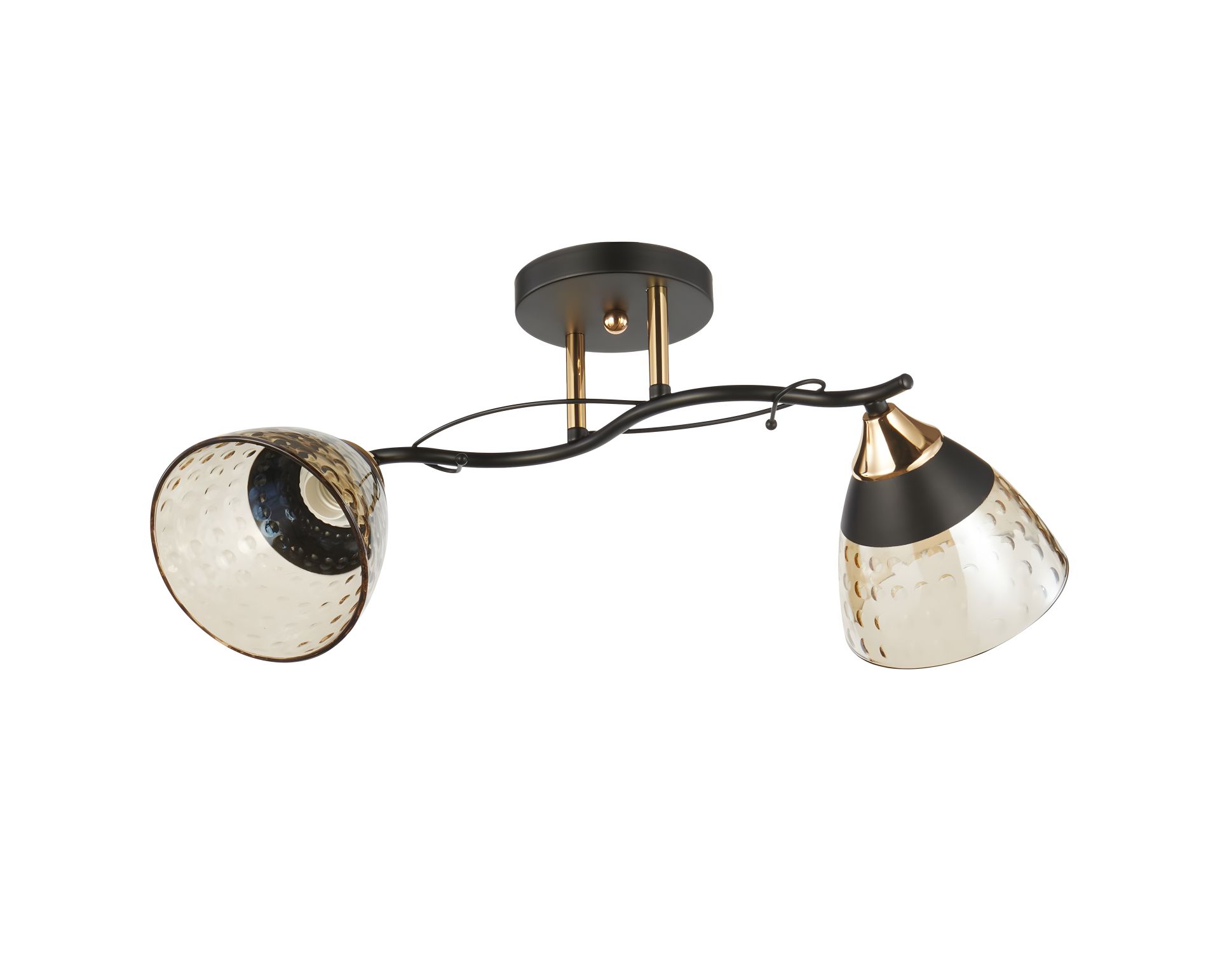 Люстра прикрасна INTEREES модель IS 6212-2 BK+FG Люстра прикрасна INTEREES модель IS 6212-2 BK+FG