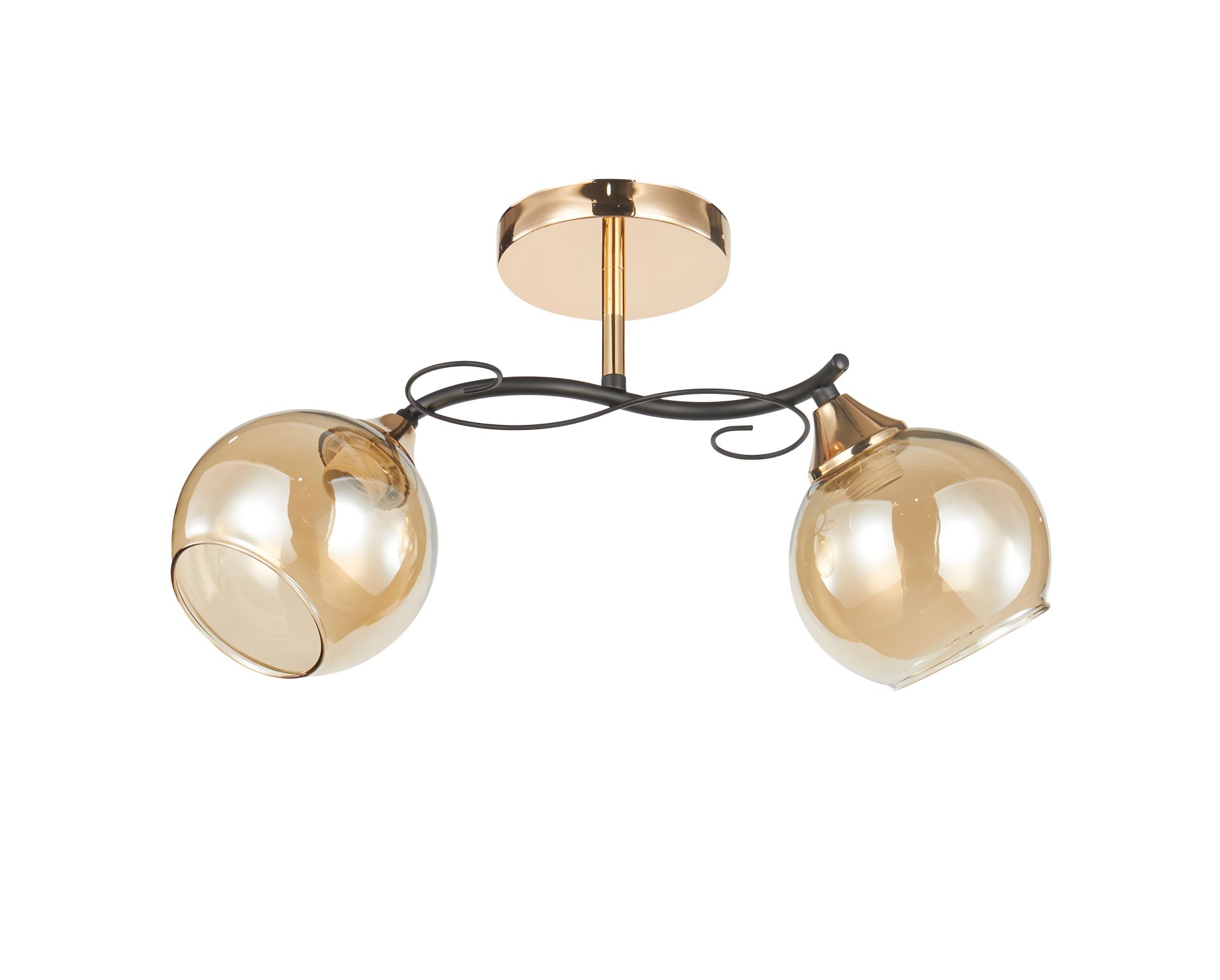 Декоративна люстра INTEREES IS 6073A/2 FG+BK Декоративна люстра INTEREES IS 6073A/2 FG+BK