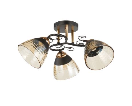 Люстра декоративная VALESO V 6217-3 BK+FG Люстра декоративная VALESO V 6217-3 BK+FG