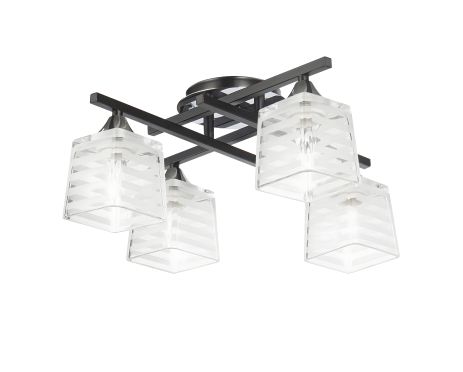 Декоративна люстра VALESO V 6298-4 BK+CR Декоративна люстра VALESO V 6298-4 BK+CR