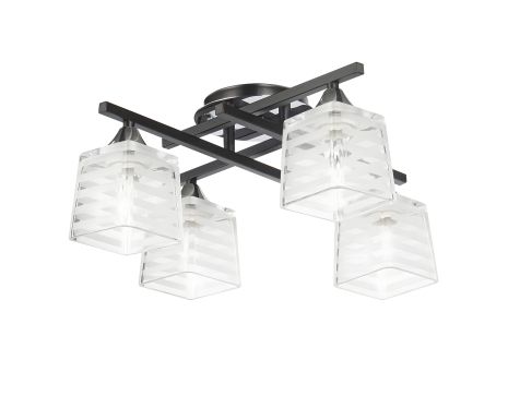 Декоративна люстра VALESO V 6298-4 BK+CR