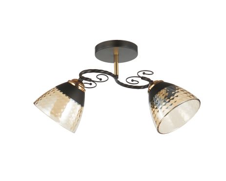 Люстра декоративная VALESO V 6217-2 BK+FG Люстра декоративная VALESO V 6217-2 BK+FG
