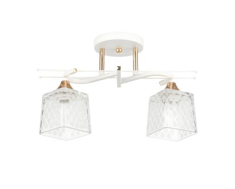 Люстра декоративная VALESO V 6285-2 WH+FG