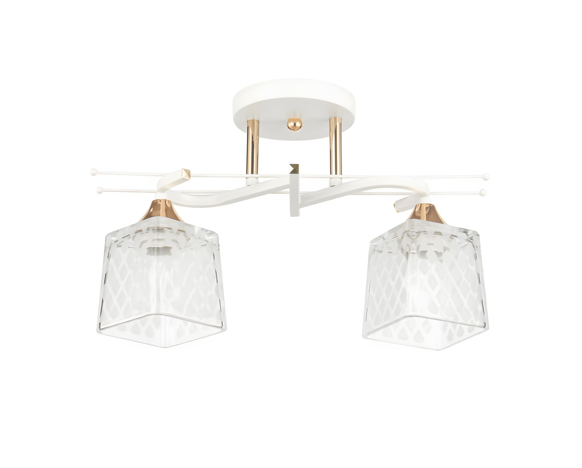 Люстра декоративна VALESO V 6285-2 WH+FG Люстра декоративна VALESO V 6285-2 WH+FG