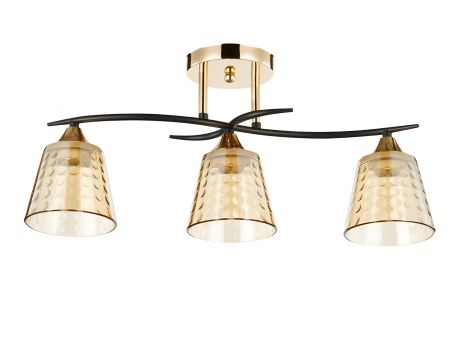 Декоративна люстра IS 6099-3 FG+BK