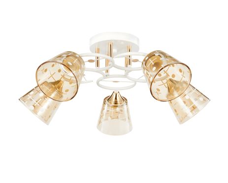 VALESO V 6118-5 декоративна люстра WH+FG