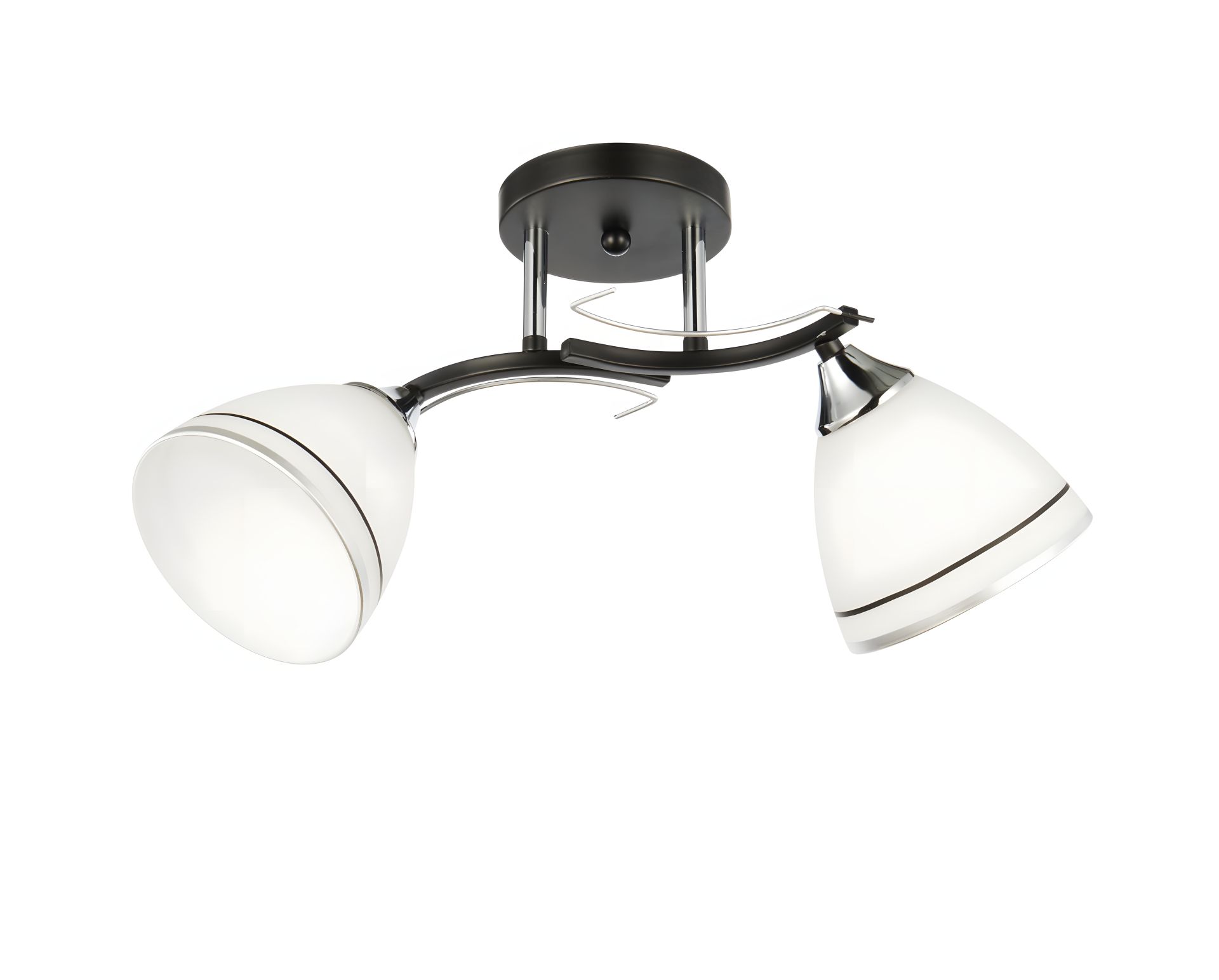 Декоративная люстра VALESO V 6121-2 BK+CR Декоративная люстра VALESO V 6121-2 BK+CR