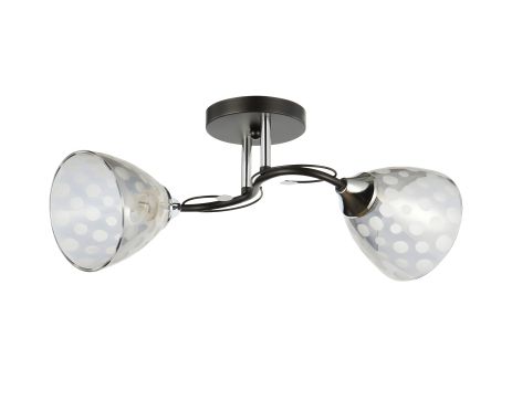 Декоративная люстра INTEREES IS 6106-2 BK+CR Декоративная люстра INTEREES IS 6106-2 BK+CR