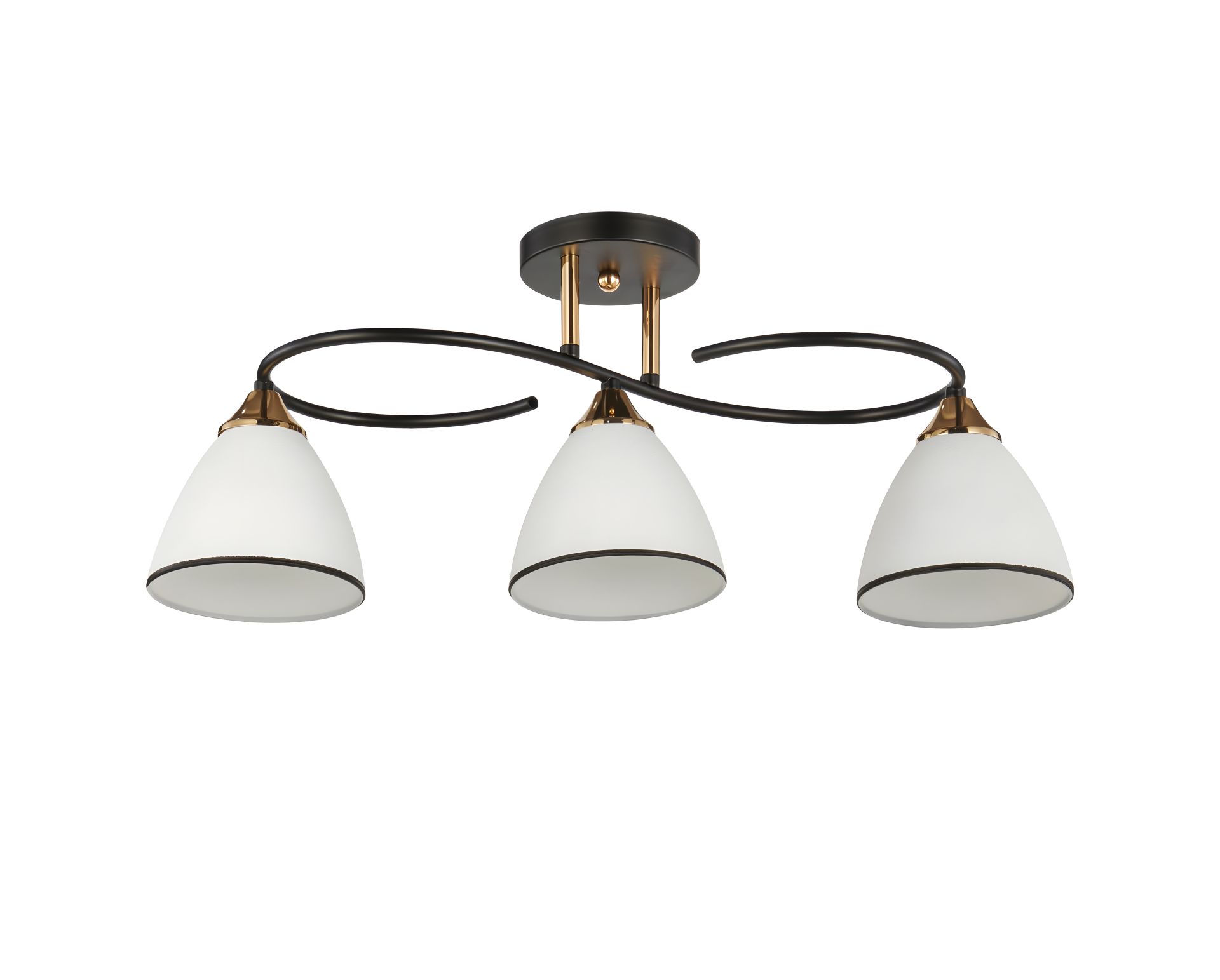 Люстра декоративна VALESO V 6231-3 BK+FG Люстра декоративна VALESO V 6231-3 BK+FG