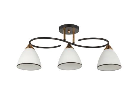 Люстра декоративная VALESO V 6231-3 BK+FG Люстра декоративная VALESO V 6231-3 BK+FG