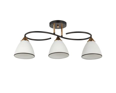 Люстра декоративна VALESO V 6231-3 BK+FG Люстра декоративна VALESO V 6231-3 BK+FG