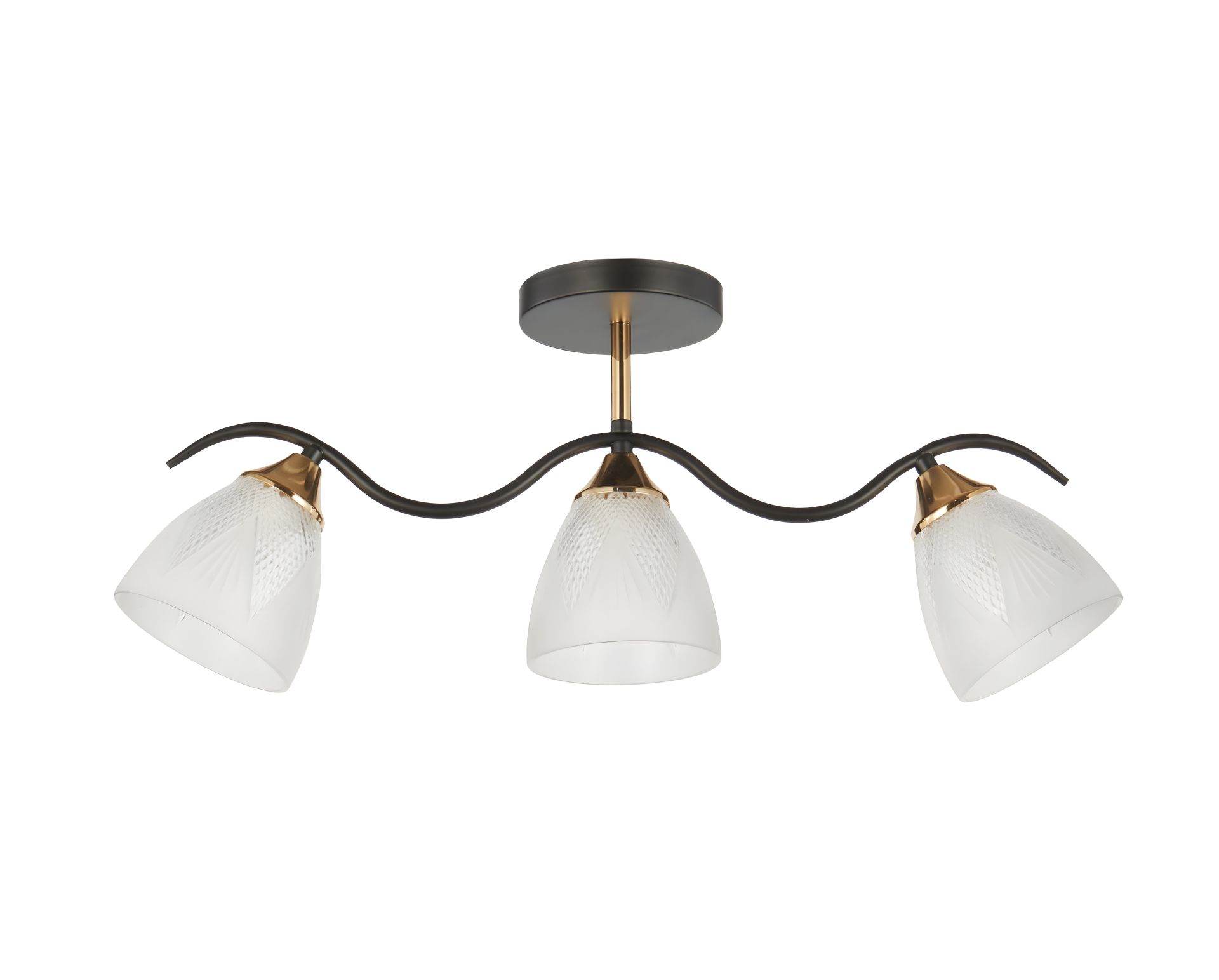 Люстра декоративная IS 6234-3 BK+FG Люстра декоративная IS 6234-3 BK+FG