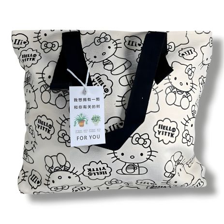 Білий стильний шоппер для дівчаток Білий стильний шоппер для дівчаток