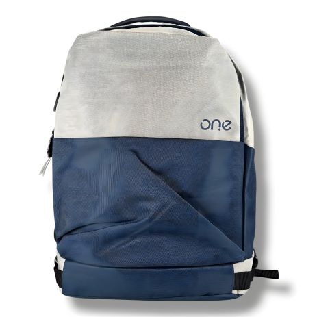 Водонепроницаемый синий мужской портфель с USB, карман для ноутбука и креплением на чемодан