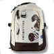 School Backpack for Girls with Bunny Print, Water-Repellent, Beige School Backpack for Girls with Bunny Print, Water-Repellent, Beige
