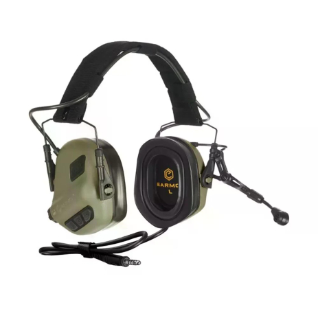 Активні захисні навушники Earmor M32 PLUS (FG) Olive з гарнітурою Активні захисні навушники Earmor M32 PLUS (FG) Olive з гарнітурою