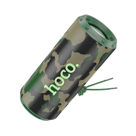 Портативна колонка HOCO HC27 Soundful sports BT speaker IPX4, 8Wx2, TWS, USB, TF, FM, BT5.4, 1500mAh, 2h, camouflage