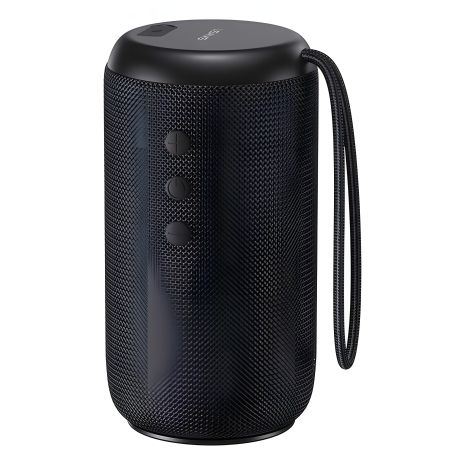 Портативна колонка USAMS YC011 Waterproof Wireless Speaker with Lanyard IPX7, AUX, TF, BT5.0, 5W, 2000mAh, 4h, black