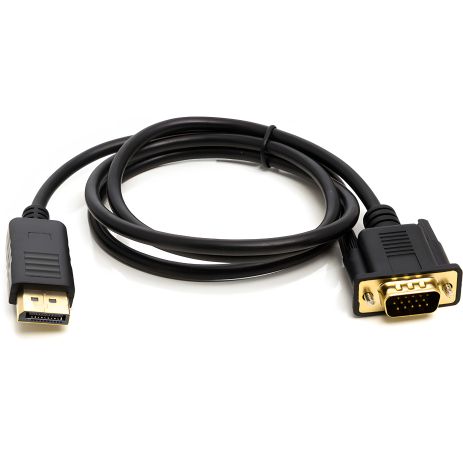 PowerPlant DisplayPort Cable (M) - VGA (M), 1m