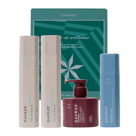 Подарочный набор Davroe Volume Senses Christmas Quad Pack для объема волос, 325/325/200/200 мл Подарочный набор Davroe Volume Senses Christmas Quad Pack для объема волос, 325/325/200/200 мл