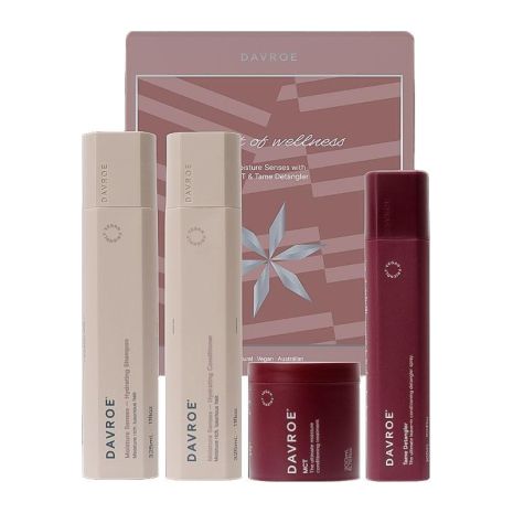 Подарунковий набір Davroe Moisture Senses Christmas Quad Pack для зволоження волосся, 325/325/200/300 мл