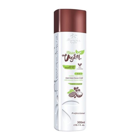 Маска-кондиционер Floractive Flora Vegan 3in1 для увлажнения волос после химических процедур, 300 мл