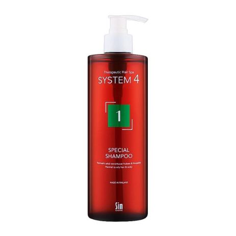 Шампунь Sim Sensitive System 4 №1 Special Shampoo для нормального і схильного до жирності волосся, 500 мл