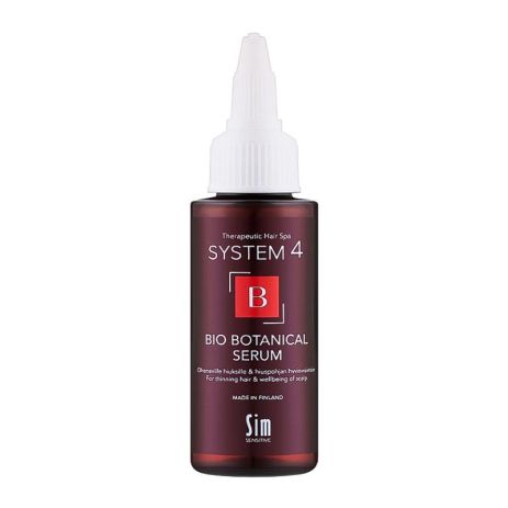 Сыворотка Sim Sensitive System 4 B Bio Botanical Serum био ботаническая для роста волос, 50 мл