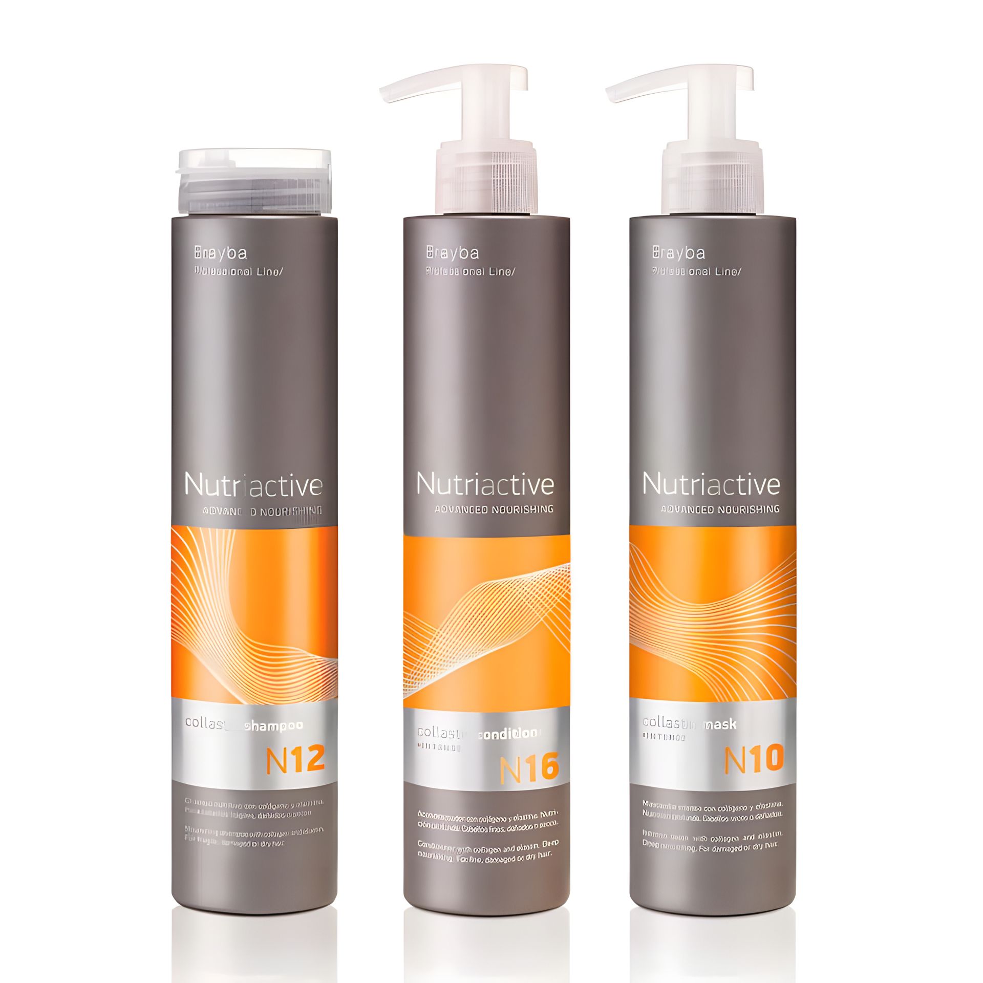 Erayba TRIO NutriActive Collastin набір кондиціонер шампунь маска для волосся з колагеном, 3x250 мл Erayba TRIO NutriActive Collastin набір кондиціонер шампунь маска для волосся з колагеном, 3x250 мл