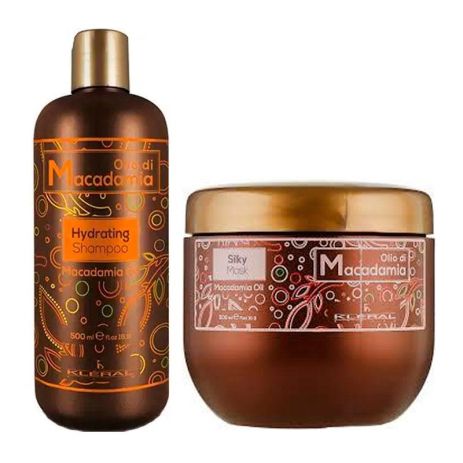 Набір KLERAL System DUO Olio Di Macadamia шампунь та маска для зволоження волосся, 2х500 мл Набір KLERAL System DUO Olio Di Macadamia шампунь та маска для зволоження волосся, 2х500 мл