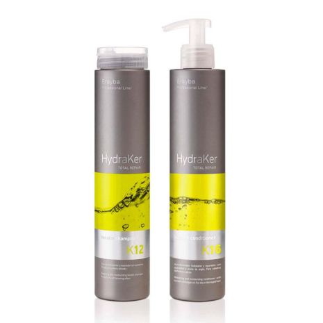 Набор для волос Erayba DUO HydraKer Keratin шампунь и кондиционер для увлажнения волос, 2х250 мл