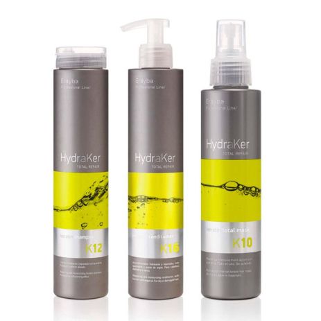 Набор для волос Erayba TRIO HydraKer Keratin шампунь, кондиционер и маска для сухих волос, 2х250/150 мл