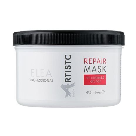 Відновлююча маска Elea Professional Artisto Salon Repair Mask для фарбованого і сухого волосся, 490 мл