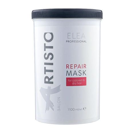 Відновлююча маска Elea Professional Artisto Salon Repair Mask для фарбованого і сухого волосся, 1100 мл