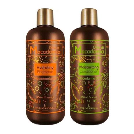 Набір KLERAL System DUO Olio Di Macadamia шампунь та кондиціонер для зволоження волосся, 2х500 мл Набір KLERAL System DUO Olio Di Macadamia шампунь та кондиціонер для зволоження волосся, 2х500 мл