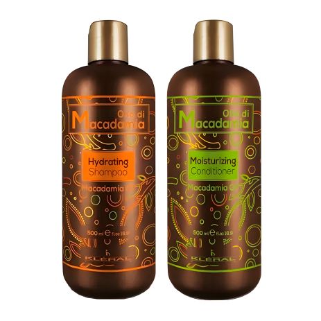 KLERAL System DUO Olio Di Macadamia Набір шампунь та кондиціонер для зволоження волосся, 2х500 мл KLERAL System DUO Olio Di Macadamia Набір шампунь та кондиціонер для зволоження волосся, 2х500 мл