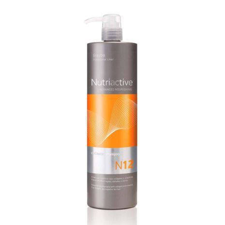 Питательный шампунь Erayba NutriActive N12 Сollastin Shampoo с коллагеном и эластином для сухих волос, 1000 мл