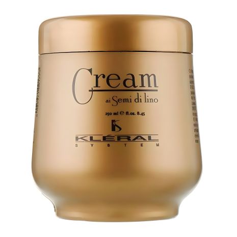 Восстанавливающая маска KLERAL System Semi di Lino Mask с маслом льна для поврежденных волос, 250 мл