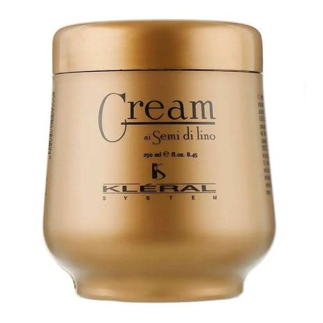 Відновлююча маска KLERAL System Semi di Lino Mask з олією льону для пошкодженого волосся, 250 мл