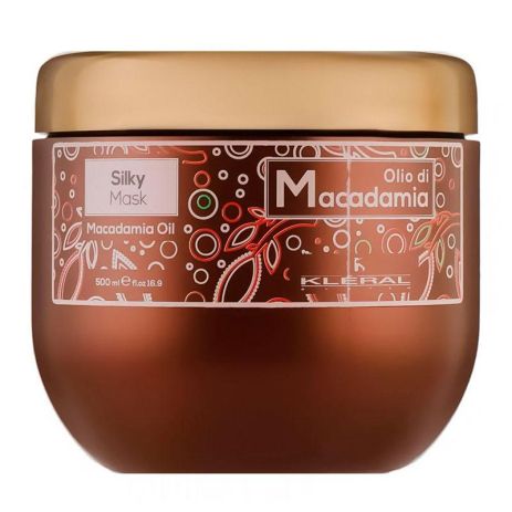 Маска-шелк KLERAL System Olio Di Macadamia Silky Mask для увлажнения волос, 500 мл